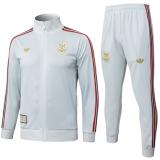 Chándal Flamengo 2025/26 - Light Gray (Long Zipper)